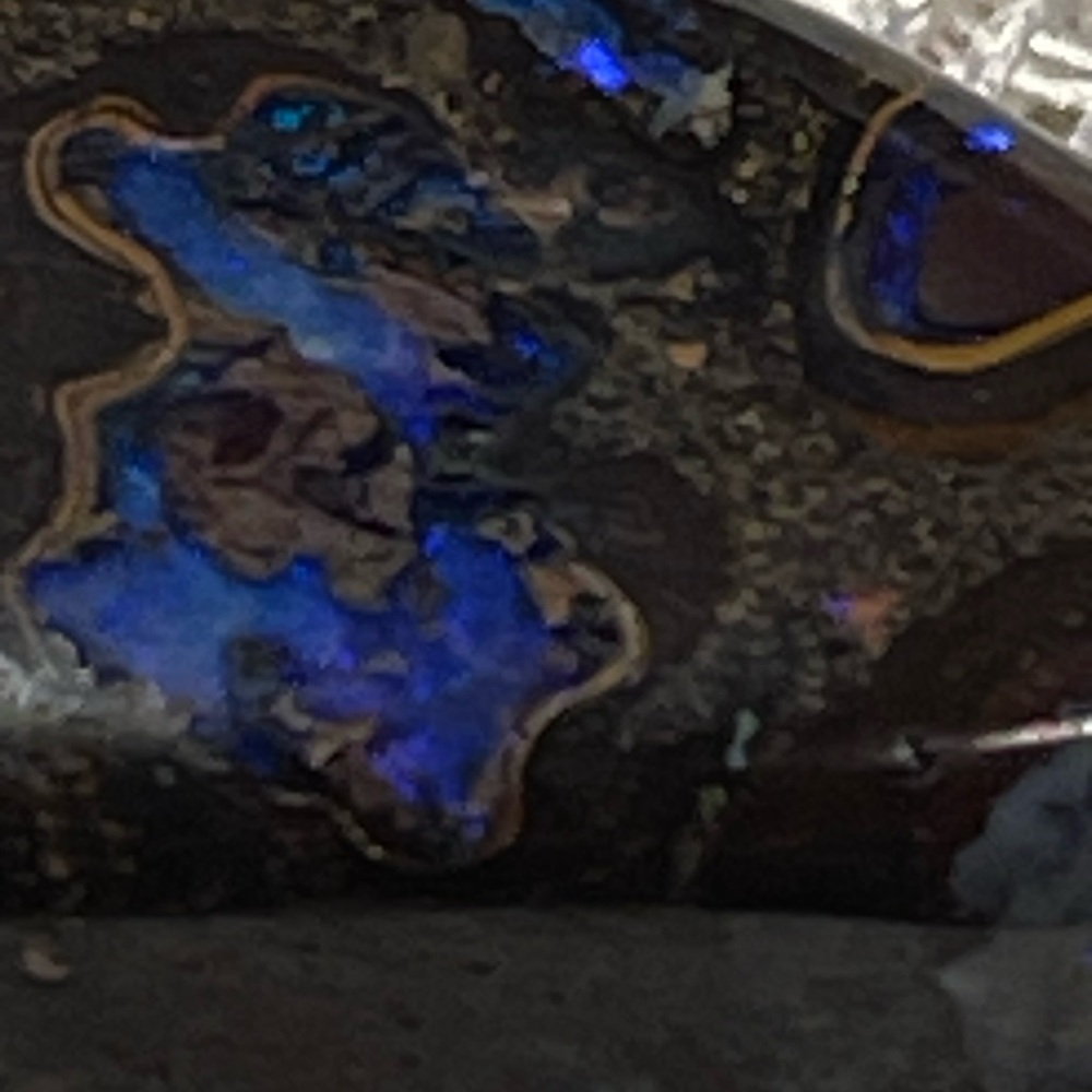 Polished Australian Boulder Opal Pendant - Picture 13 of 14